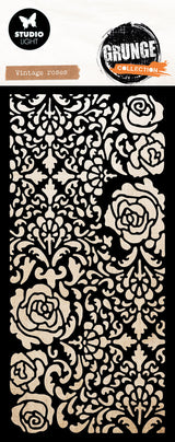 SL Mask Vintage Roses Grunge Collection 100x150x1mm 1 Pieces