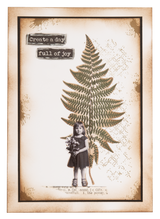 SL Clear Stamp Botanical Pattern Grunge Collection 1 PC