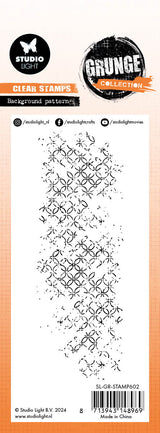 SL Clear Stamp Botanical Pattern Grunge Collection 1 PC