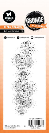 SL Clear Stamp Dotted Circles Grunge Collection 1 PC