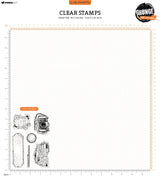 SL Clear Stamp Grunge Camera Grunge Collection 6 PC