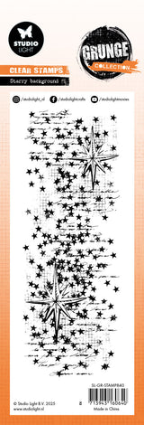 SL Clear Stamp Starry Background Grunge Collection 1 Pieces