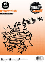SL Cutting Die Stars & Music Grunge Collection 135x135x1mm 2 PC nr.435