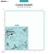SL Clear Stamp Roses Grunge Collection 122x122x3mm 1 PC nr.401