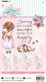 SL Clear Stamp Puppy Love Little Blossom 105x148x3mm 1 PC nr.195