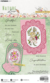 SL Clear Stamps Sentiments & Florals Nature Lover 99x139x3mm 14 PC nr.593