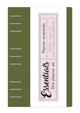 SL Slim Planner Olive Green Planner Essentials 160x250x30mm 1 PC nr.04