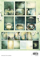 SL Designer Paper Pad Cards & Backgrounds Quiet Morning 148x210x11mm 36 Sheets