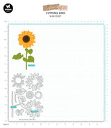 SL Cutting Dies Layered Sunflower Sunflower Kisses 100x143x1mm 9 PC nr.527