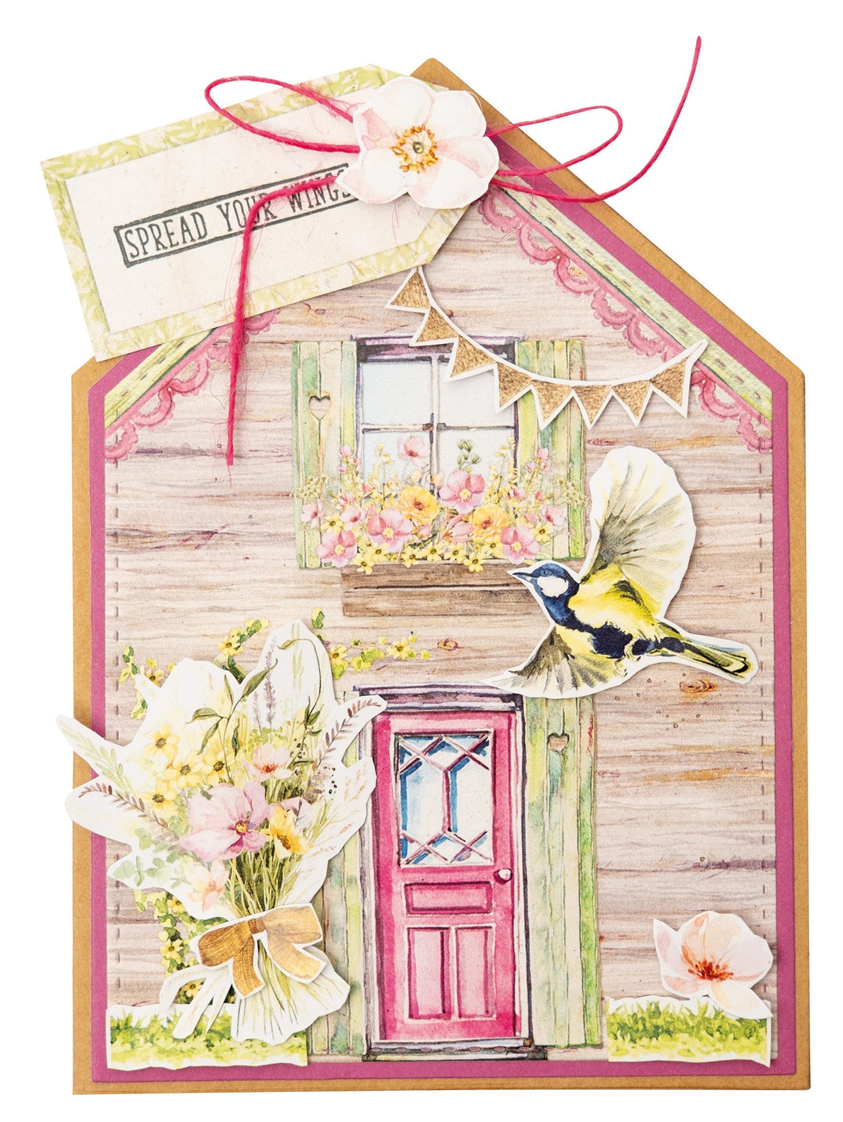 SL Die-Cut Paper Pad Paper Elements Spring Meadow 20 SH
