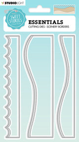 SS Cutting Die Essentials Border Die Sweet Stories 205x114x1mm 3 PC nr.394