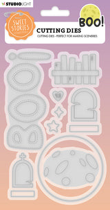 SS Cutting Die Boo! Sweet Stories 108x165x1mm 11 PC nr.399