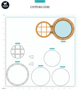 SL Cutting Die Porthole Sweet Stories 105x105x1mm 7 PC nr.530