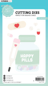 SL Cutting Die Pill Bottle Sweet Stories 17 PC creative craft die set for card making and scrapbooking.