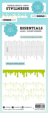 SS Mask Dripping Goo Sweet Stories 150x210x1mm 1 PC nr.128
