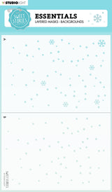 SS Mask Background Snowfall Sweet Stories 210x150x1mm 1 PC nr.140