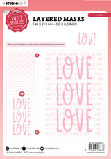 SL Mask Love Sweet Stories 150x210x1mm 1 PC nr.161