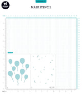 SL Mask Balloons Sweet Stories 150x210x1mm 1 PC nr.191