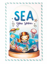 SL Clear Stamp Quotes Large Mermaid Kisses Sweet Stories 148x105x3mm 7 PC nr.441