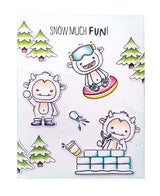 SL Stamp & Cutting Die Snow Fun Sweet Stories 154x223x3mm 22 PC nr.66