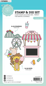 SL Stamp & Die Theme Park Sweet Stories 14 PC