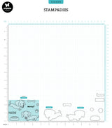 SL Stamp & Cutting Die Dachshund Sweet Stories 16 PC
