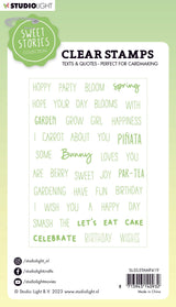 SL Clear Stamp Quotes Small Some Bunny Sweet Stories 148x105x3mm 41 PC nr.419