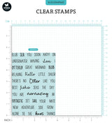 SL Clear Stamp Quotes Small Fintastic Sweet Stories 148x105x3mm 46 PC nr.442