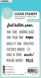 SL Clear Stamp Feel Better Sweet Stories 13 PC