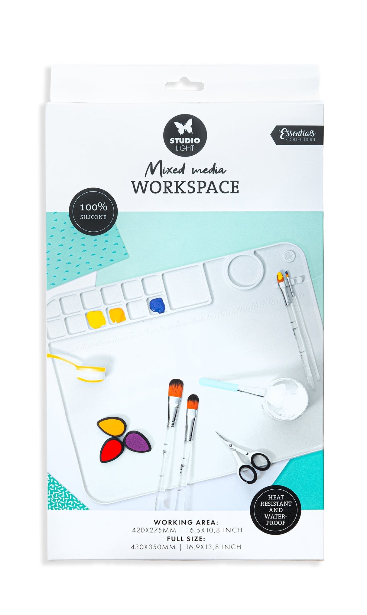 SL Mixed Media Workspace Heat Resistant And Waterproof Tools 1 Piece