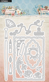 SL Cutting Dies Art Elements Vintage Diaries 20 PC