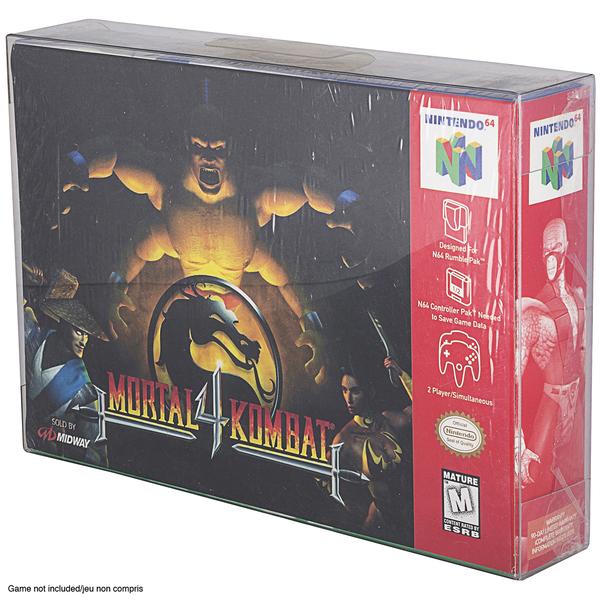Nintendo N64 SNES Super Nintendo (Game Box) PET Protectors - Pack of 25