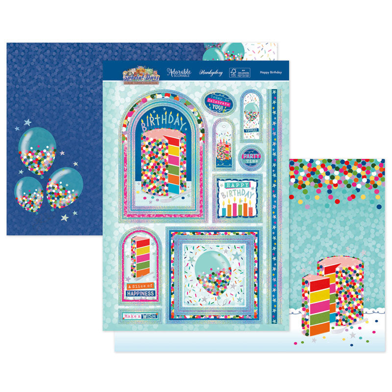 Happy Birthday Luxury Topper Set