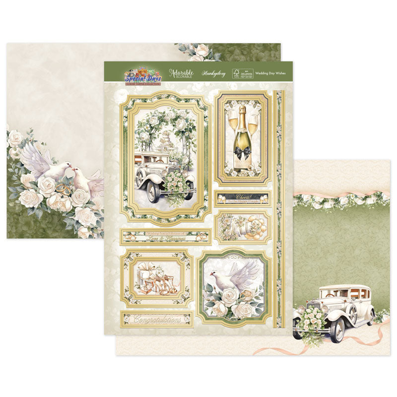 Wedding Day Wishes Luxury Topper Set