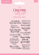 Sara Signature A Christmas Dream Clear Acrylic Stamps - Christmas Magic