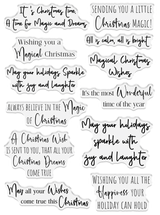Sara Signature A Christmas Dream Clear Acrylic Stamps - Christmas Magic