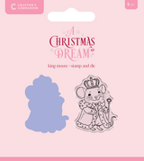 Sara Signature A Christmas Dream Stamp and Die - King Mouse