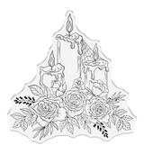 Sara Signature Thorn & Bloom Stamp & Die Set - Rose Candles