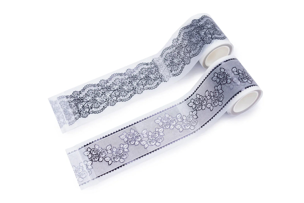 Sara Signature Thorn & Bloom - Vellum Lace Washi Tape