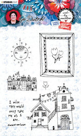 Clear Stamp A6, Art By Marlene Go Dutch Collection nr.56