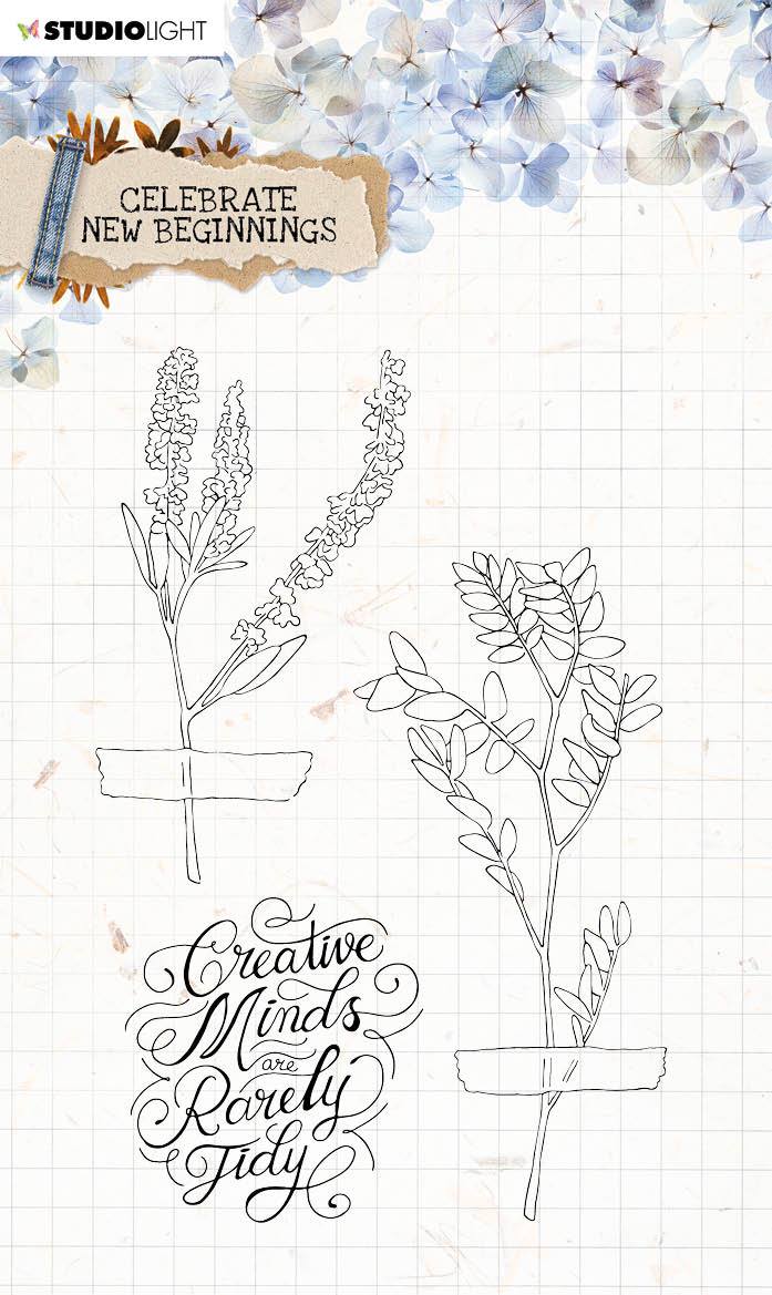 Clear Stamp Celebrate New Beginnings 105x148mm nr.515