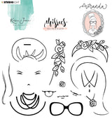 Karin Joan Clear Stamp Miranda Missees Collection 160x120mm nr.07