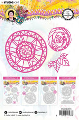 Art by Marlene Cutting & Embossing Die Geo Mandala Marlene’s World nr.15