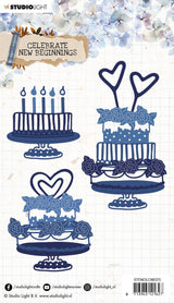 Cutting & Embossing Die Celebrate New Beginnings 100x125mm nr.375