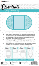 SL Cutting & Embossing Die Card Shape Essentials 209x114mm nr.298