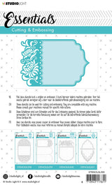 SL Cutting & Embossing Die Card Shape Essentials 192x132mm nr.300