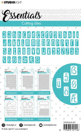 Cutting Die Alphabet Essentials nr.357