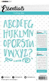 Cutting Die Alphabet Mixed Media Essentials 137x197mm nr.391