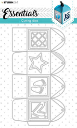 Cutting Die Giftbox Square Essentials 111x204mm nr.393