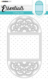 Cutting Die Cardshape Doily Essentials 115x210mm nr.398
